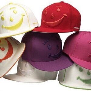 Rare Purple Reebok Koolaid Flat Brim Baseball Cap - Size 7 3/8